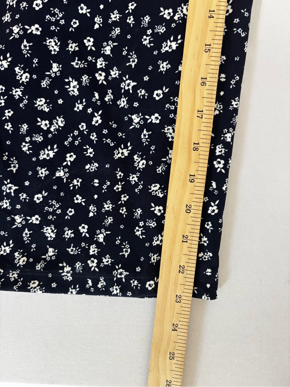 Emerald Sundae Large Navy Floral Jumpsuit Tie Waist Cropped Wide Leg Pockets - Picture 14 of 16